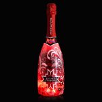 ILLUMINATED BOTTLE  - Pomegranate Sparkling Wine