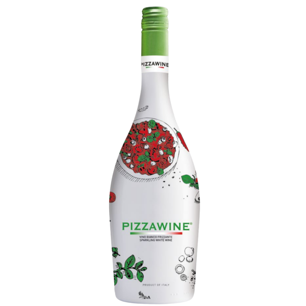 PizzaWine Vino Bianco frizzante 0,75 l Rogante